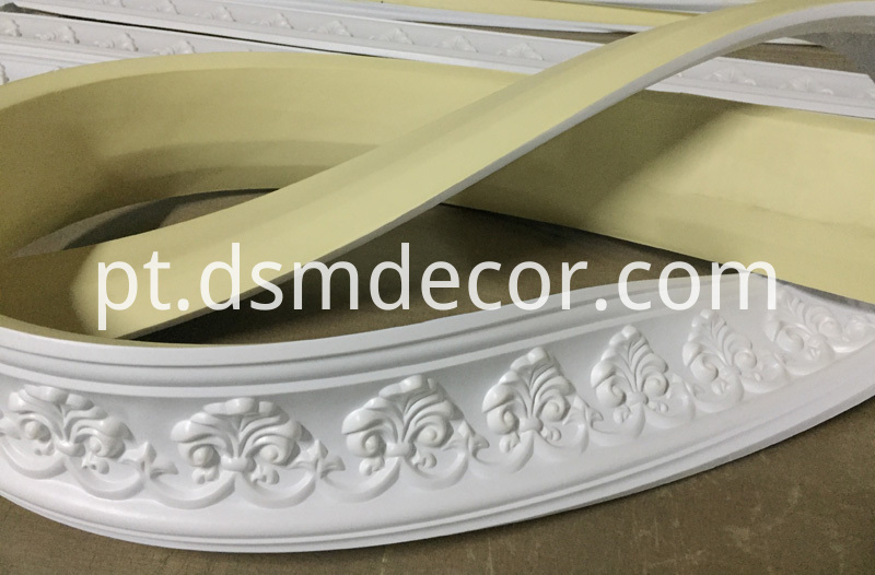 Molde de coroa flexível da espuma Foam Flexible Crown Molding